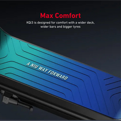 NIU ELECTRIC KICK SCOOTER KQI3 SPORT BLACK