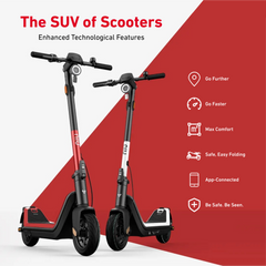 NIU ELECTRIC KICK SCOOTER KQI3 SPORT BLACK
