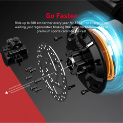 NIU ELECTRIC KICK SCOOTER KQI3 SPORT BLACK