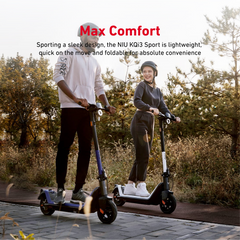 NIU ELECTRIC KICK SCOOTER KQI3 SPORT BLACK