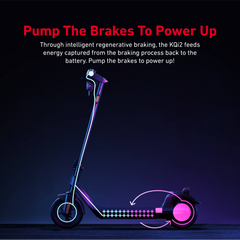 NIU ELECTRIC KICK SCOOTER KQI2 PRO GREY