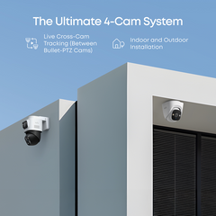 eufy NVR Security System S4 (2 Bullet-PTZ Cams and 2 Turret Cams)