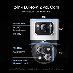 eufy PoE Bullet-PTZ Cam S4