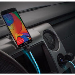 SCOSCHE CHARGE & SYNC CABLE W/ FLOWING CHARGE LED FOR MICRO USB DEVICES