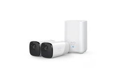 EUFY CAM 2 PRO 2K SECURITY KIT 2PACK PLUS HOMEBASE2 UNIT