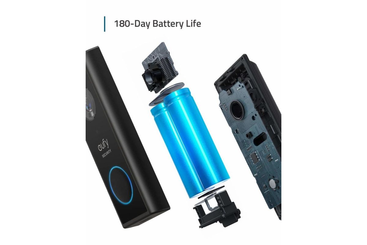EUFY VIDEO DOORBELL  2K (BATTERY) PLUS HOME BASE 2