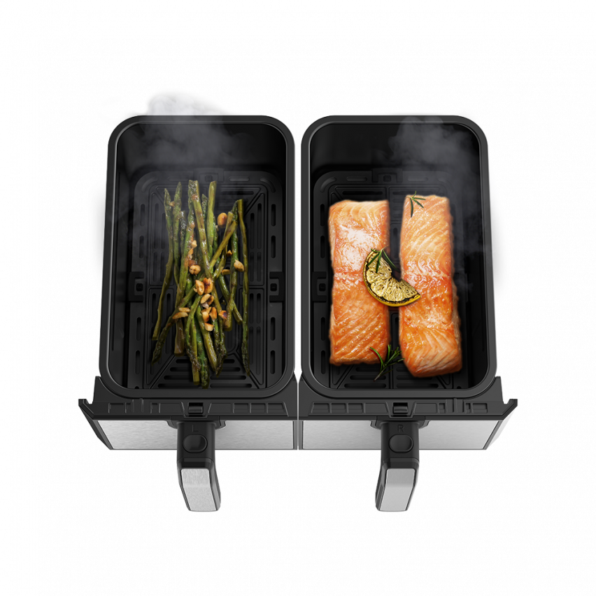 MILA 8 LITRE DUAL BASKET AIR FRYER