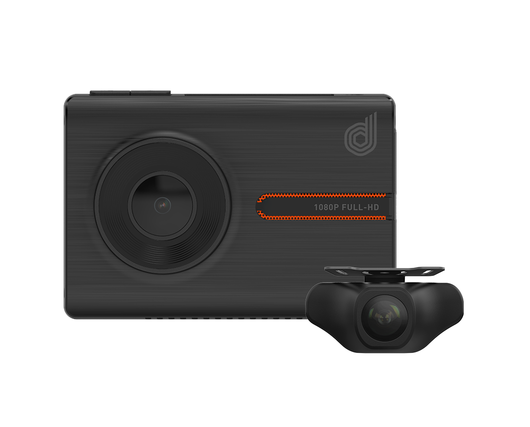 DASHMATE 3.0" OLED 1080P FHD DUAL CHANNEL GPS WIFI AND DVR