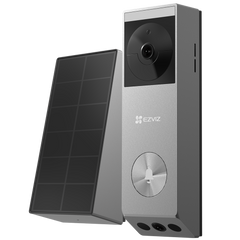 EZVIZ EP3X PRO DUAL CAM DOORBELL WITH SOLAR PANEL