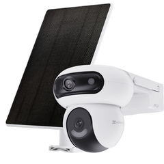 EZVIZ HB90 DUAL 2K 4G/WIFI CAMERA WITH SOLAR PANEL AND 16GB SD CARD