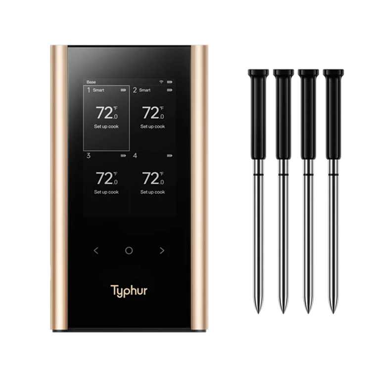 Typhur Sync Gold Series Quad 4 Probe Wireless Meat Thermometer