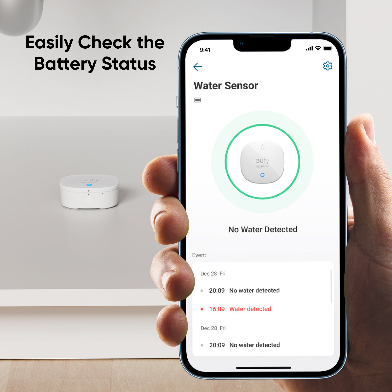EUFY WATER AND FREEZE SENSOR
