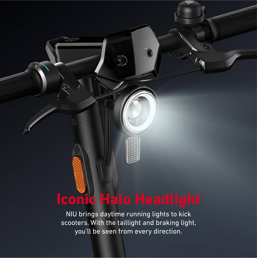NIU ELECTRIC KICK SCOOTER KQI3 SPORT BLACK