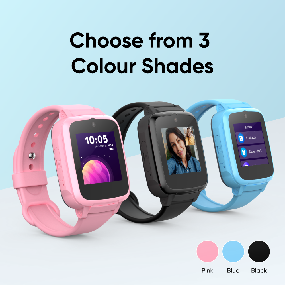 PIXBEE KIDS 4G VIDEO SMART WATCH WITH GPS TRACKING BLUE