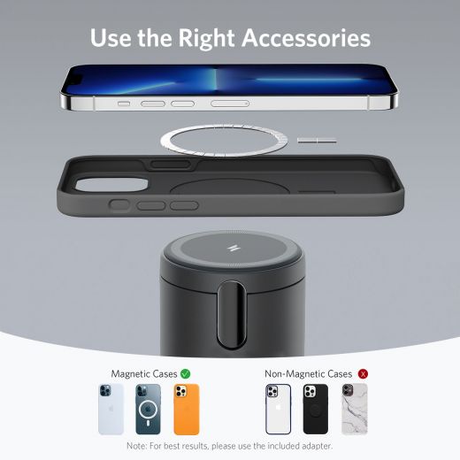 ANKER 623 MAGNETIC WIRELESS CHARGER BLACK (MAGGO)