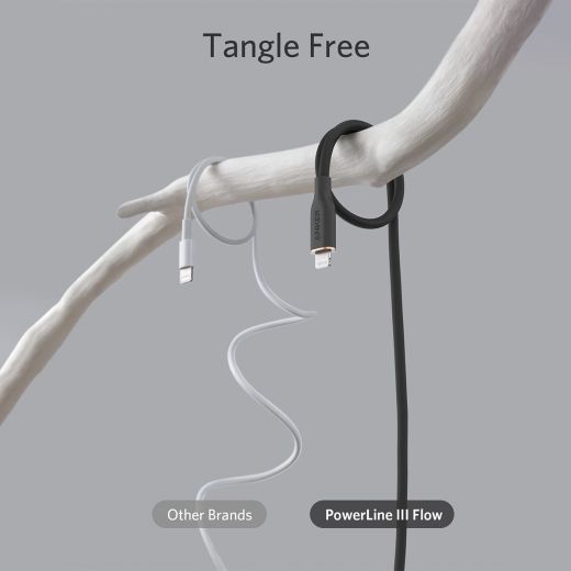 ANKER POWERLINE  SOFT USB-C TO LIGHTNING 1.8 METRE WHITE