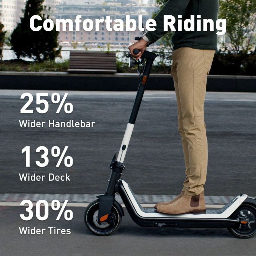 NIU ELECTRIC KICK SCOOTER KQI3 SPORT BLACK