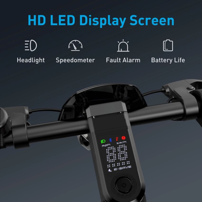 NIU ELECTRIC KICK SCOOTER KQI3 SPORT BLACK