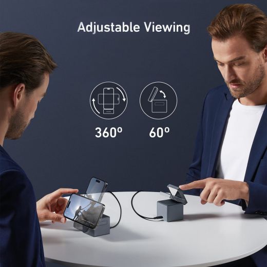 Anker 3-in-1 Wireless Charging Cube with MagSafe