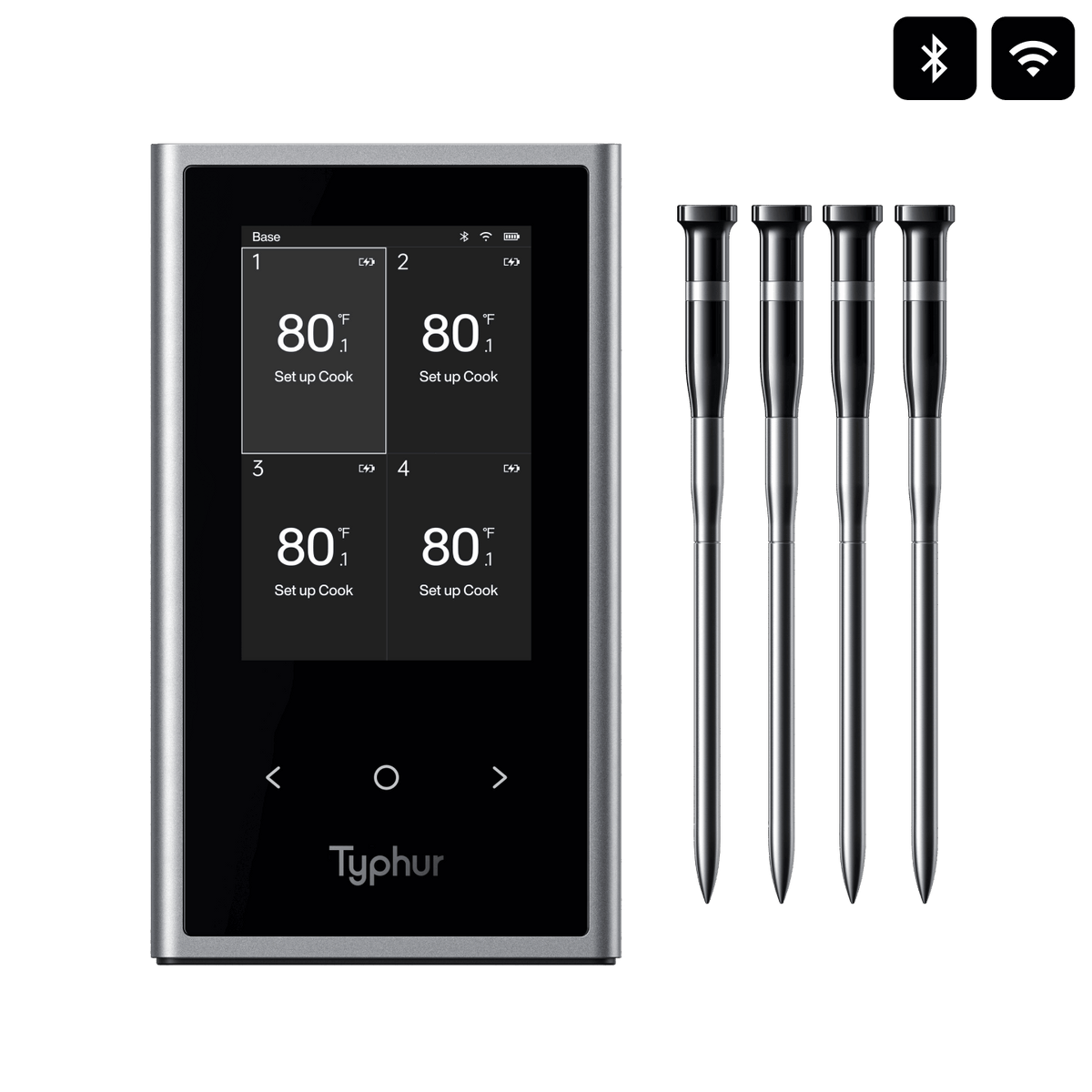 Typhur Sync Quad Wireless 4 Probe Meat Thermometer
